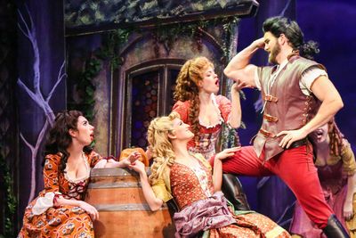 Keith Hines and the cast of Disneyâ€™s Beauty and the Beast Photo