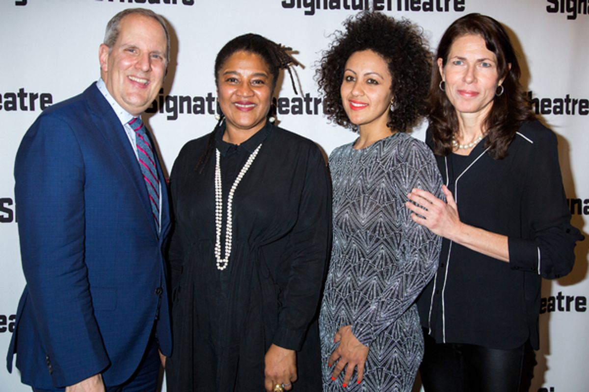 Harold Wolpert, Lynn Nottage, Lileana Blain-Cruz, Paige Evans at 