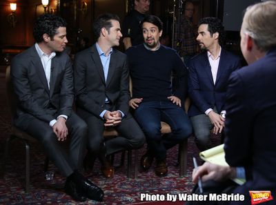 John Dickerson interviews Thomas Kail, Andy Blankenbuehler, Lin-Manuel Miranda and Al Photo