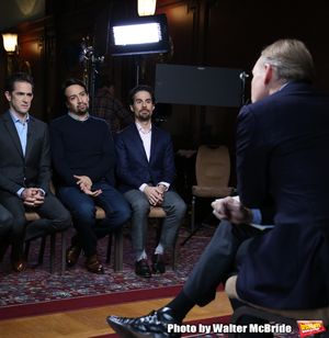 John Dickerson interviews Andy Blankenbuehler, Lin-Manuel Miranda and Alex Lacamoire @ BroadwayWorld John Dickerson interviews Andy Blankenbuehler, Lin-Manuel Miranda and Alex Lacamoire Photo