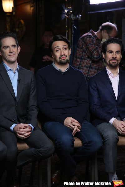 Andy Blankenbuehler, Lin-Manuel Miranda and Alex Lacamoire Photo