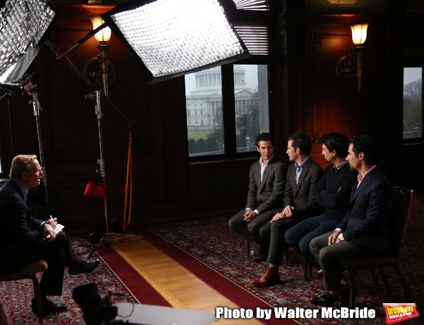 John Dickerson interviews Thomas Kail, Andy Blankenbuehler, Lin-Manuel Miranda and Al Photo