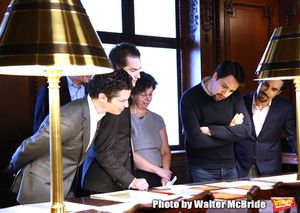 Thomas Kail, Andy Blankenbuehler, researcher Julie Miller, Lin-Manuel Miranda and Alex Lacamoire @ BroadwayWorld Thomas Kail, Andy Blankenbuehler, researcher Julie Miller, Lin-Manuel Miranda and Ale Photo