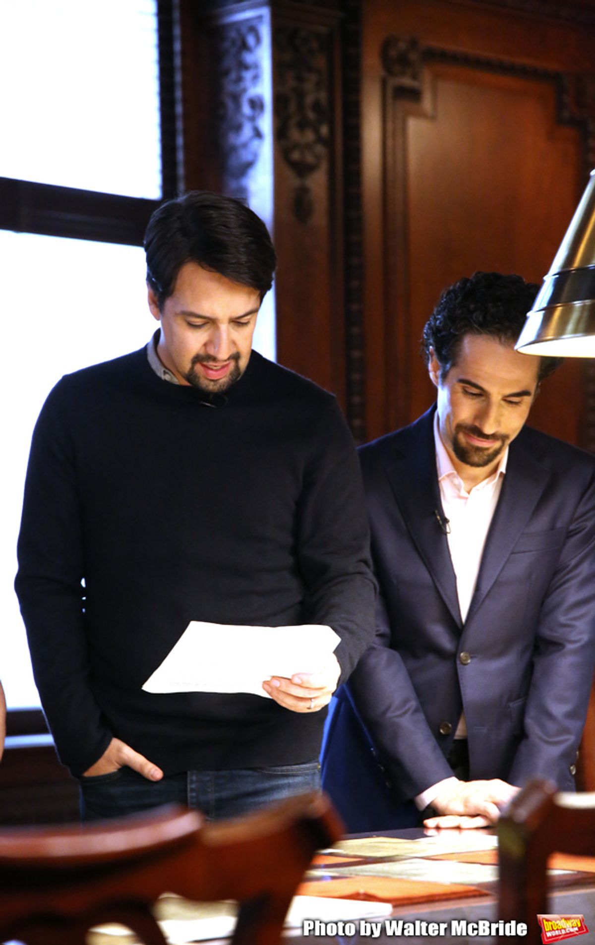 Lin-Manuel Miranda and Alex Lacamoire at 