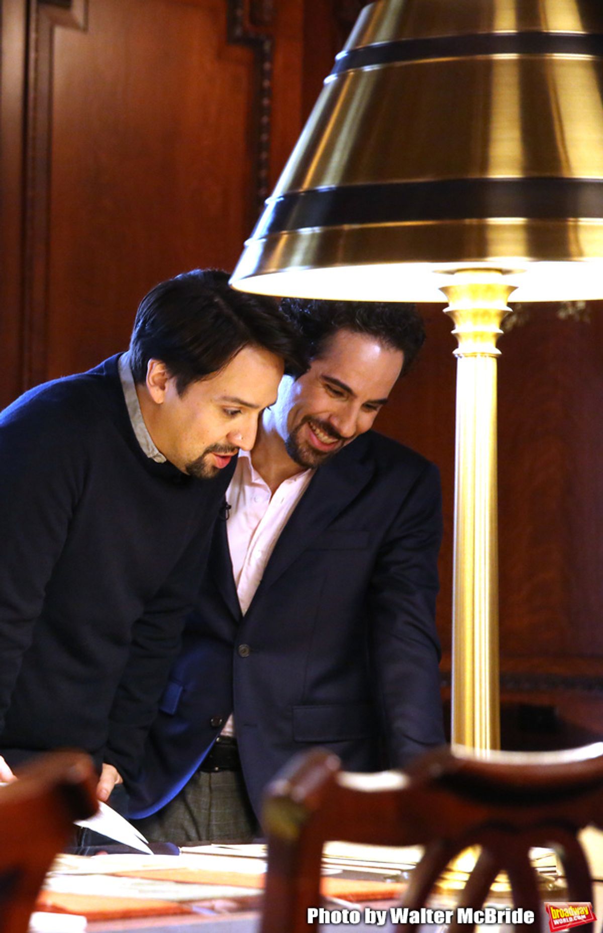 Lin-Manuel Miranda and Alex Lacamoire at 