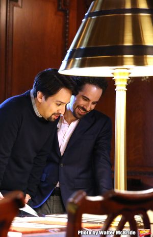 Lin-Manuel Miranda and Alex Lacamoire @ BroadwayWorld Lin-Manuel Miranda and Alex Lacamoire Photo