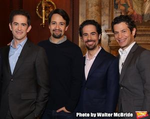 Andy Blankenbuehler, Lin-Manuel Miranda, Alex Lacamoire and Thomas Kail @ BroadwayWorld Andy Blankenbuehler, Lin-Manuel Miranda, Alex Lacamoire and Thomas Kail Photo