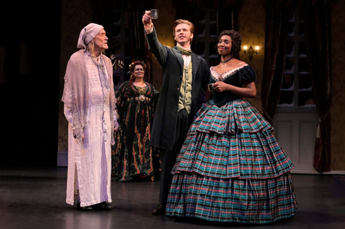 James Carpenter, Adam Donovan, Afua Busia at 