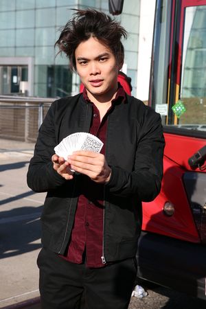 NEW YORK, NEW YORK - DECEMBER 10: Shin Lim, America's Got Talent 2018 Winner and Star of Broadway's The Illusionists, attends the Ride Of Fame unveiling of his imminent seat, at Pier 78 on December 10, 2018 in New York City. (Photo by Monica Schipper/Gett @ BroadwayWorld NEW YORK, NEW YORK - DECEMBER 10: Shin Lim, America's Got Talent 2018 Winner and Star Photo