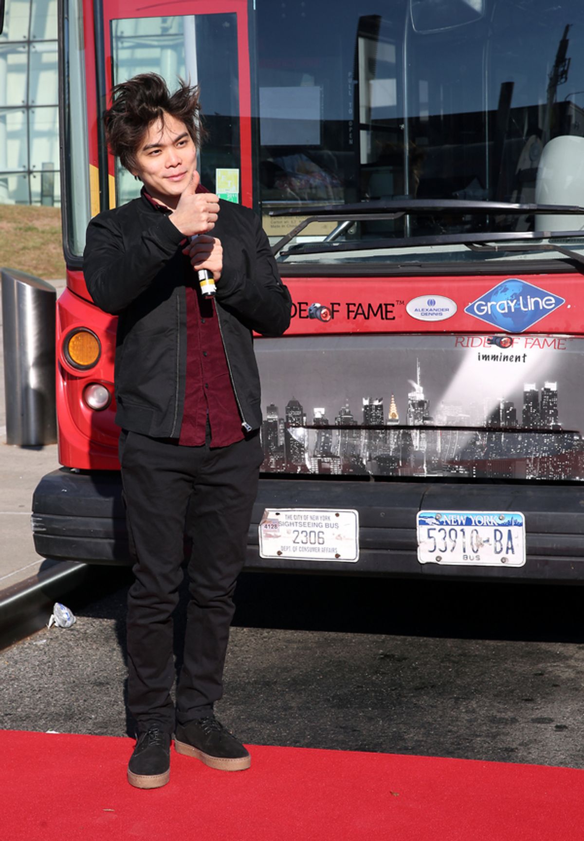 NEW YORK, NEW YORK - DECEMBER 10: Shin Lim, America's Got Talent 2018 Winner and Star of Broadway's The Illusionists, attends the Ride Of Fame unveiling of his imminent seat, at Pier 78 on December 10, 2018 in New York City. (Photo by Monica Schipper/Gett at 