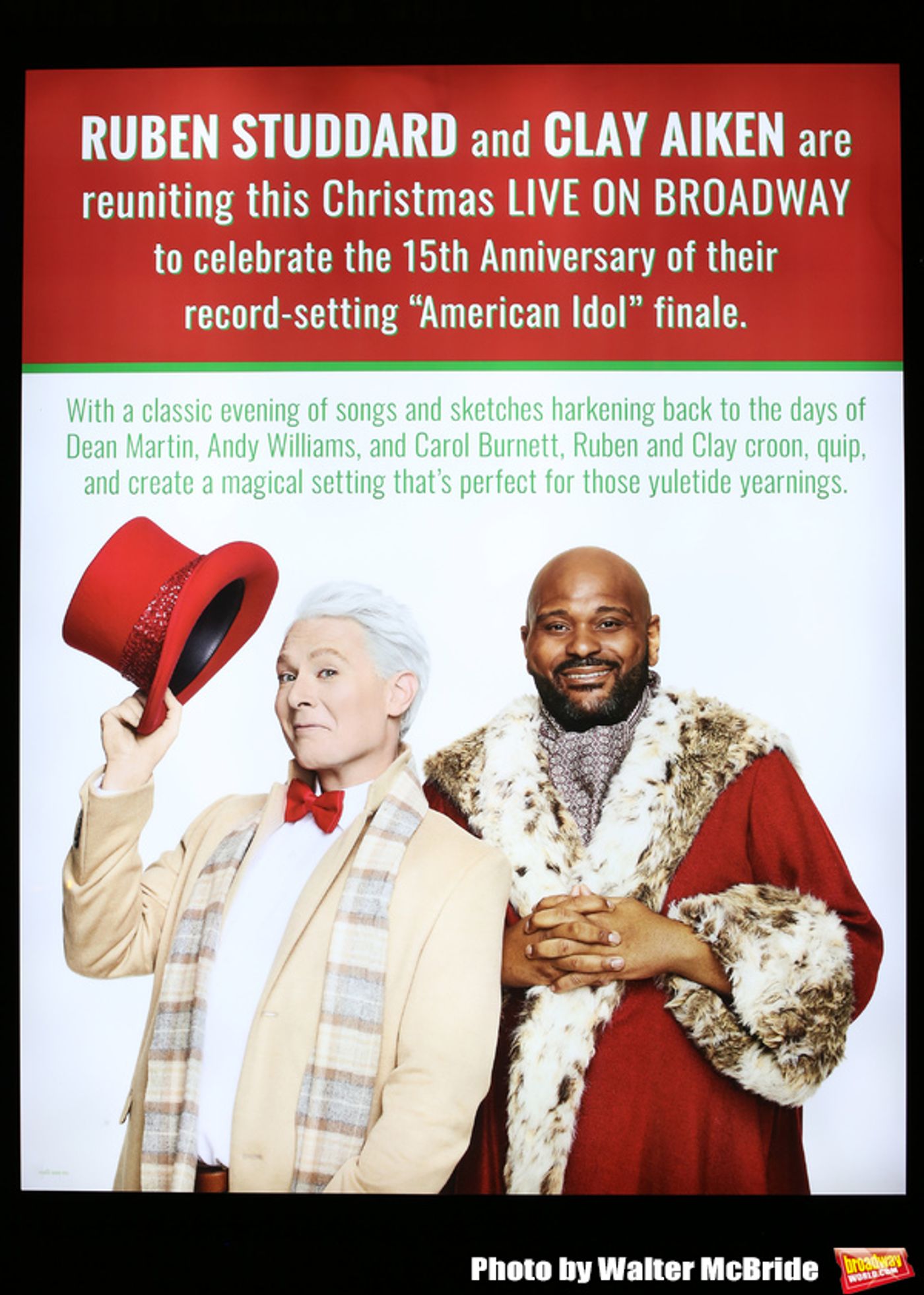 Photo Coverage: Ruben Studdard and Clay Aiken Take Their Opening Night Bows in RUBEN AND CLAY'S CHRISTMAS SHOW  Image