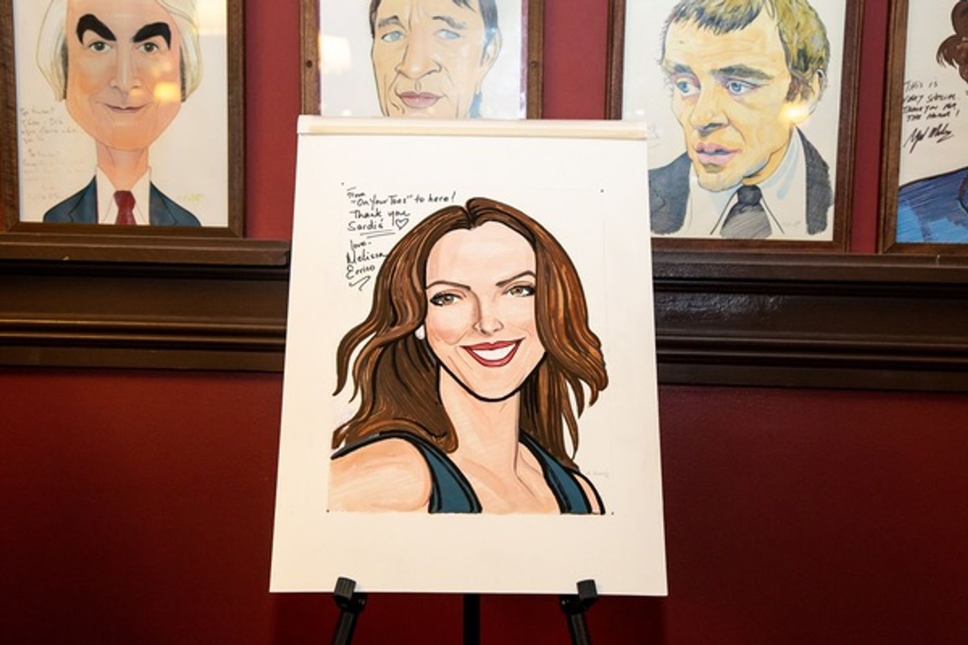 Photo Flash: Melissa Errico Unveils New Portrait at Sardi's! Photo Flash: Melissa Errico Unveils New Portrait at Sardi's! Image