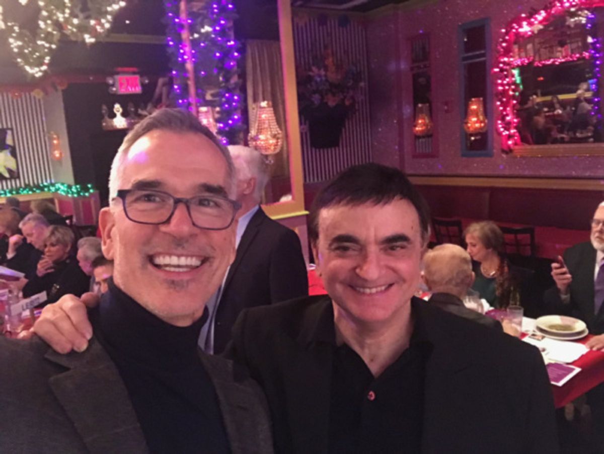 Jerry Mitchell, honoree Lawrence Leritz at 