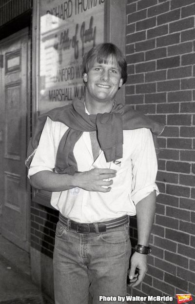 Jeff Daniels after a performance in "Fifth of July" on July 18, 1981 at The New Apoll Photo