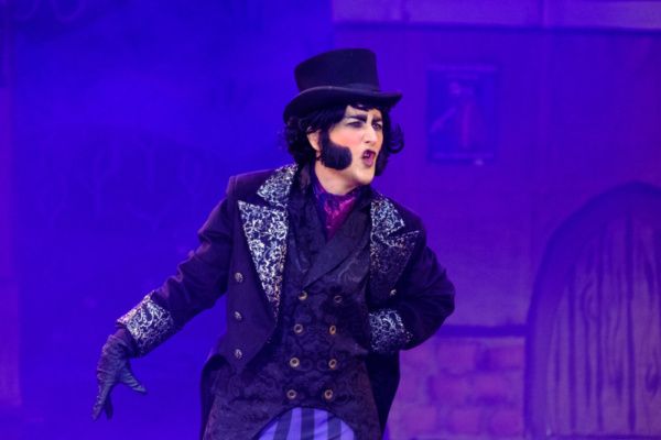 Kerry Frampton as Victor von Crepe in Red Riding Hood vs The Wolf, Stantonbury Theatr Photo