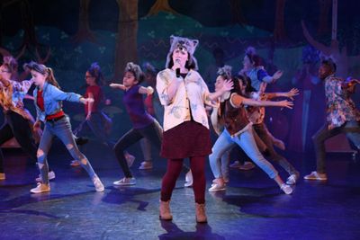 Susannah Austin and members of the company in Red Riding Hood vs The Wolf, Stantonbur Photo