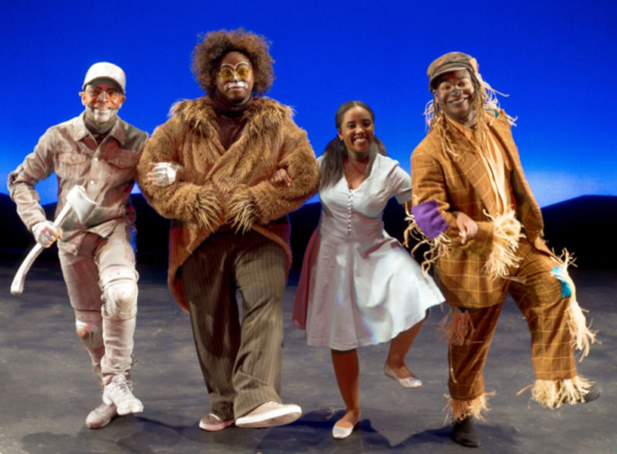 Ben Bagby (Tin Man), Darius J. Manuel (Lion), Nayomi Braaf (Dorothy), and Kedrick D. Faulk (Scarecrow) at 
