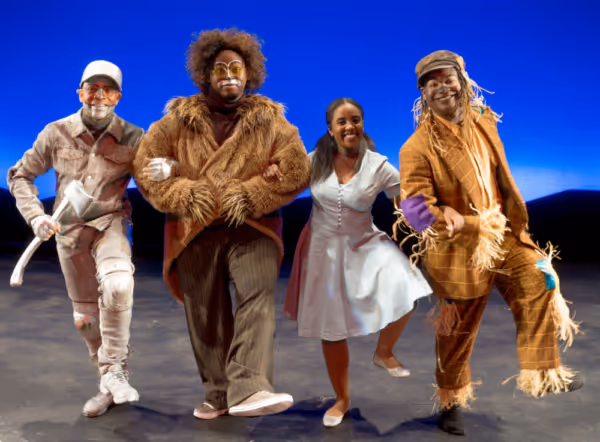 Ben Bagby (Tin Man), Darius J. Manuel (Lion), Nayomi Braaf (Dorothy), and Kedrick D.  Photo