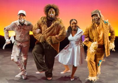 Ben Bagby (Tin Man), Darius J. Manuel (Lion), Nayomi Braaf (Dorothy), and Kedrick D.  Photo