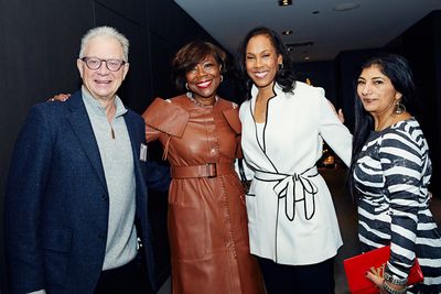 Steppenwolf co-founder and ensemble member Jeff Perry 
with Steppenwolf Trustee Veret Photo