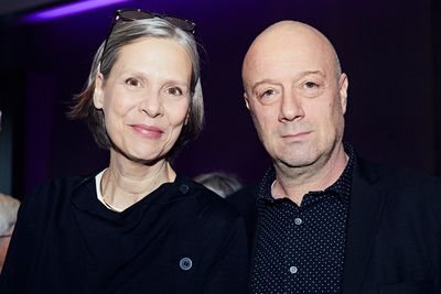 Steppenwolf ensemble members Amy Morton and Yasen Peyankov 
 Photo