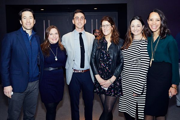 Nigel Caine, Jennifer Stuart, Steppenwolf Trustee 
Jonathan Blanc, Eleonore Moncheur, Photo