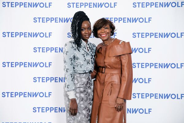 10th Anniversary Honoree Danai Gurira and Steppenwolf Trustee Verett Mims  Photo