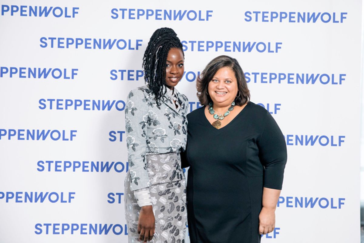 10th Anniversary Honoree Danai Gurira and Michelle 
Boone  at 