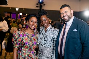  Steppenwolf ensemble member Celeste M. Cooper, 10th 
Anniversary Honoree Danai Gurir Photo