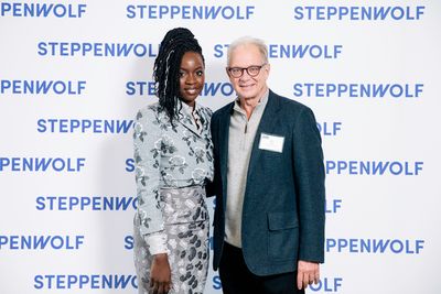 Danai Gurira and Steppenwolf 
co-founder and ensemble member Jeff Perry  Photo