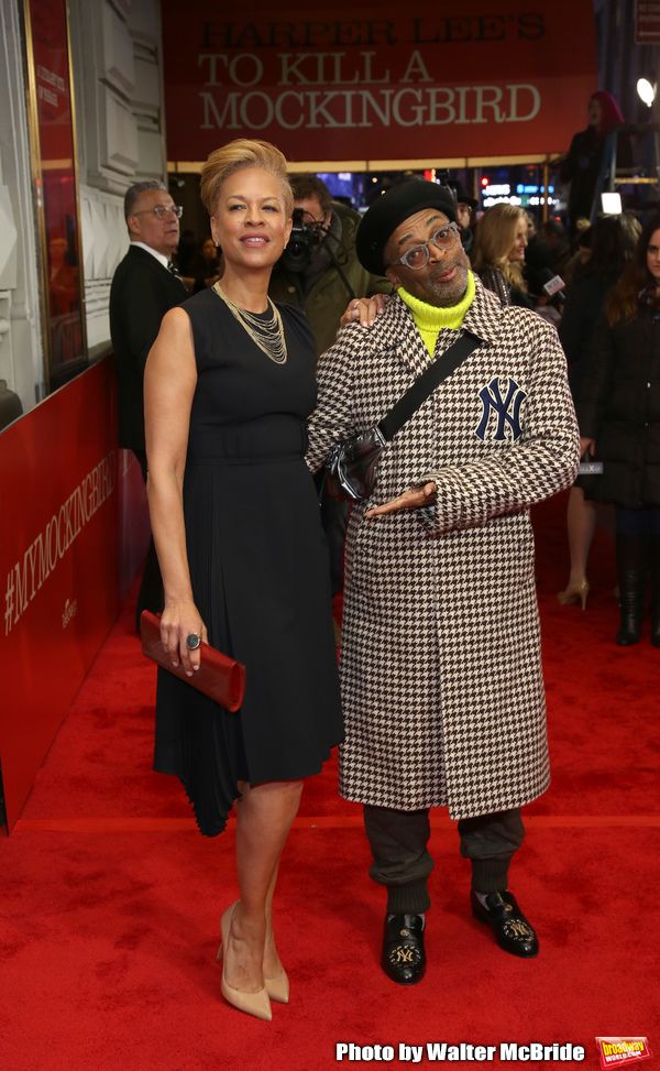 Tonya Lewis Lee and Spike Lee Photo