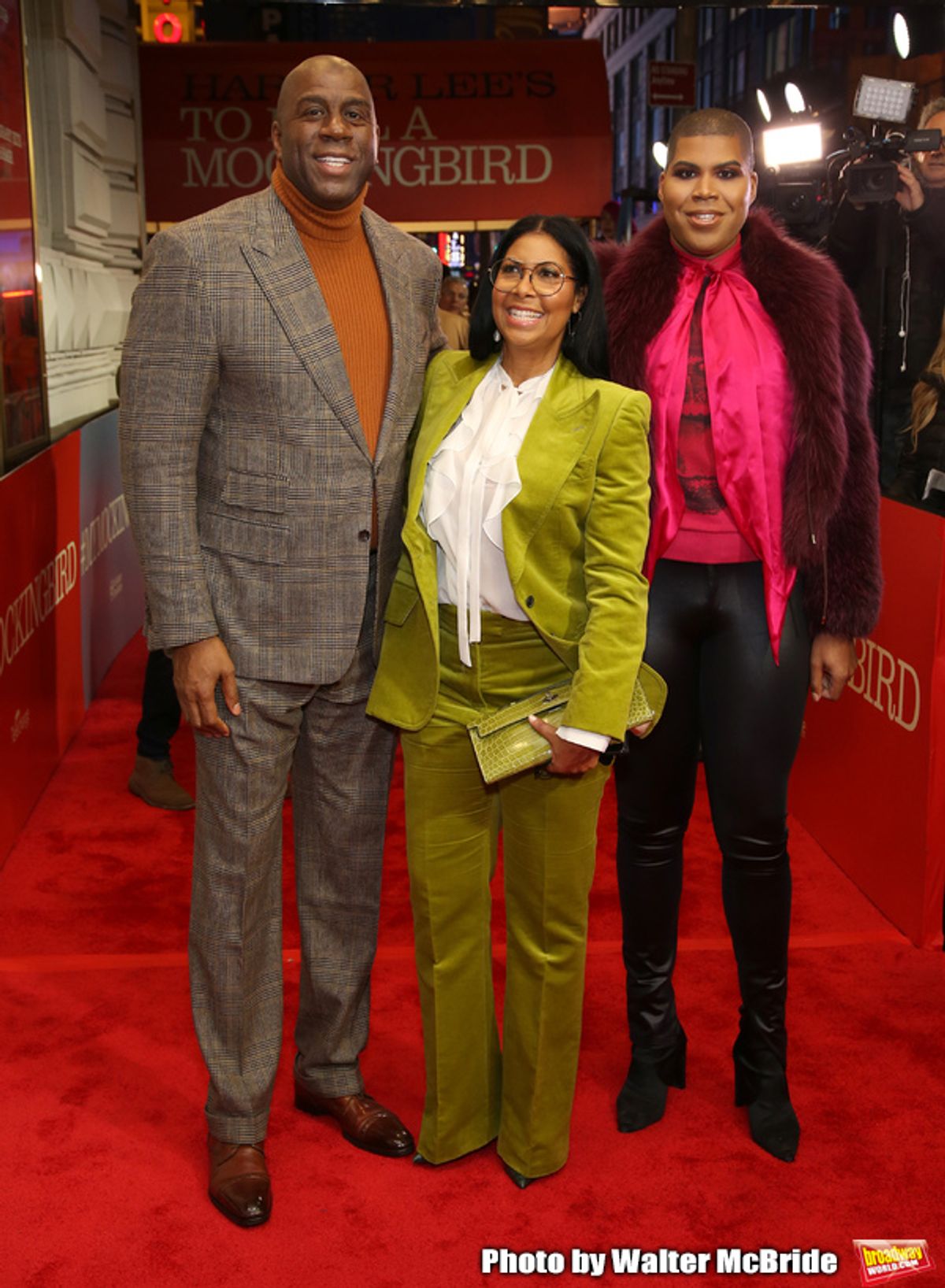 Earvin Magic Johnson, Cookie Johnson, EJ Johnson  at 