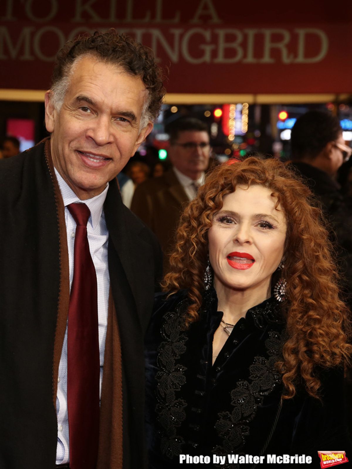 Brian Stokes Mitchell andBernadette Peters at 