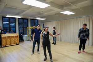 Chris McCarrell, Kristin Stokes, and Jorrel Javier. Photo