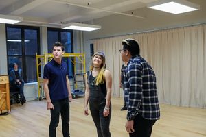 Chris McCarrell, Kristin Stokes, and Jorrel Javier. Photo