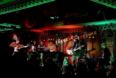 Joe Iconis and the band-Josh Plotner, Dennis Michael Keefe, Charlie Rosen, Ian Kagey, Photo