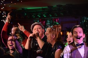 Gerard Canonico, Jason SweetTooth Williams, Annie Golden and Eric William Morris @ BroadwayWorld Gerard Canonico, Jason SweetTooth Williams, Annie Golden and Eric William Morris Photo