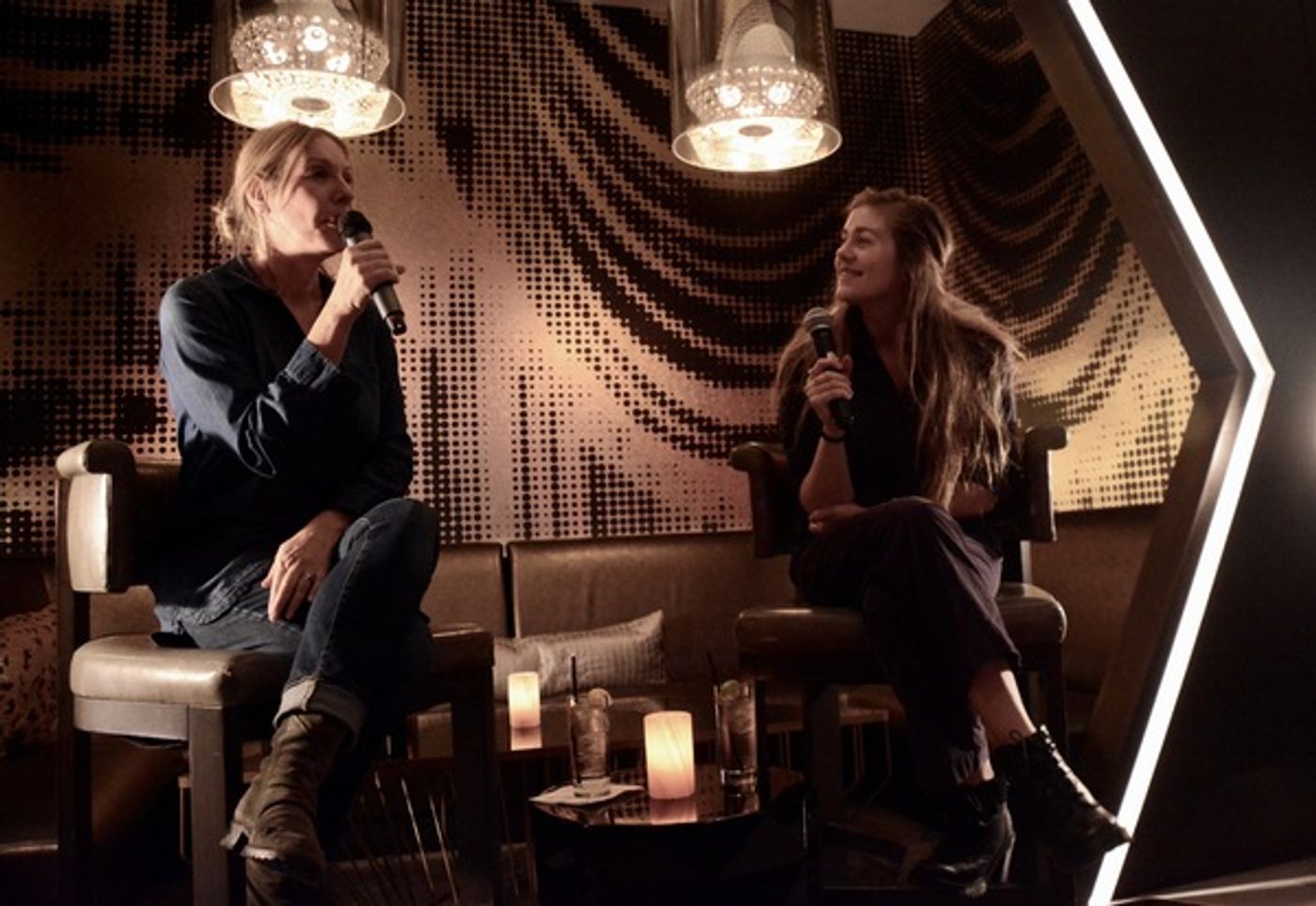 Photo Coverage: Laura Dreyfuss Sits Down with Ilana Levine for Podcast and Performance  Image