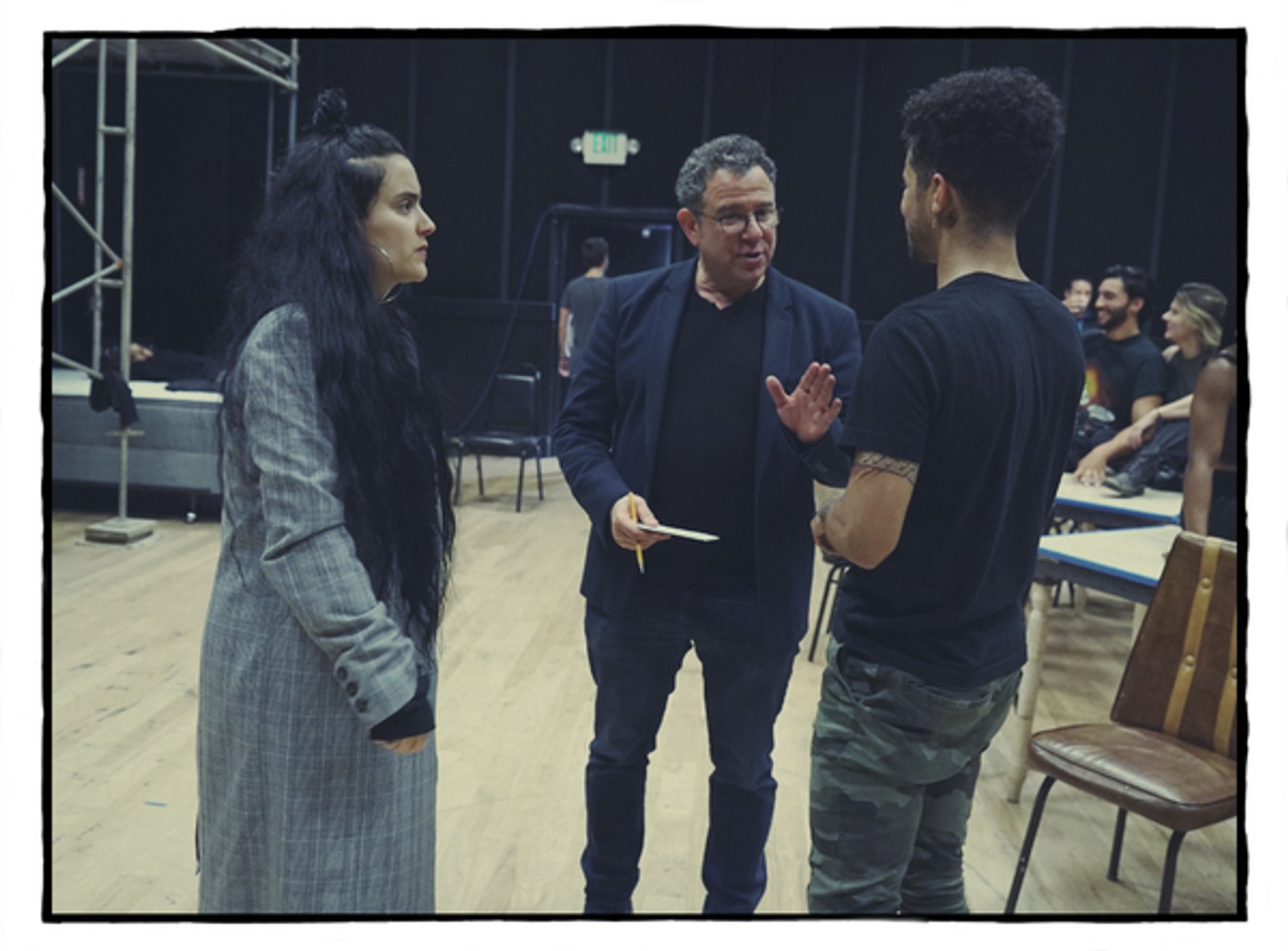 Photo Flash: See Vanessa Hudgens, Jordan Fisher During Rehearsals for RENT LIVE — photo 2 of 23