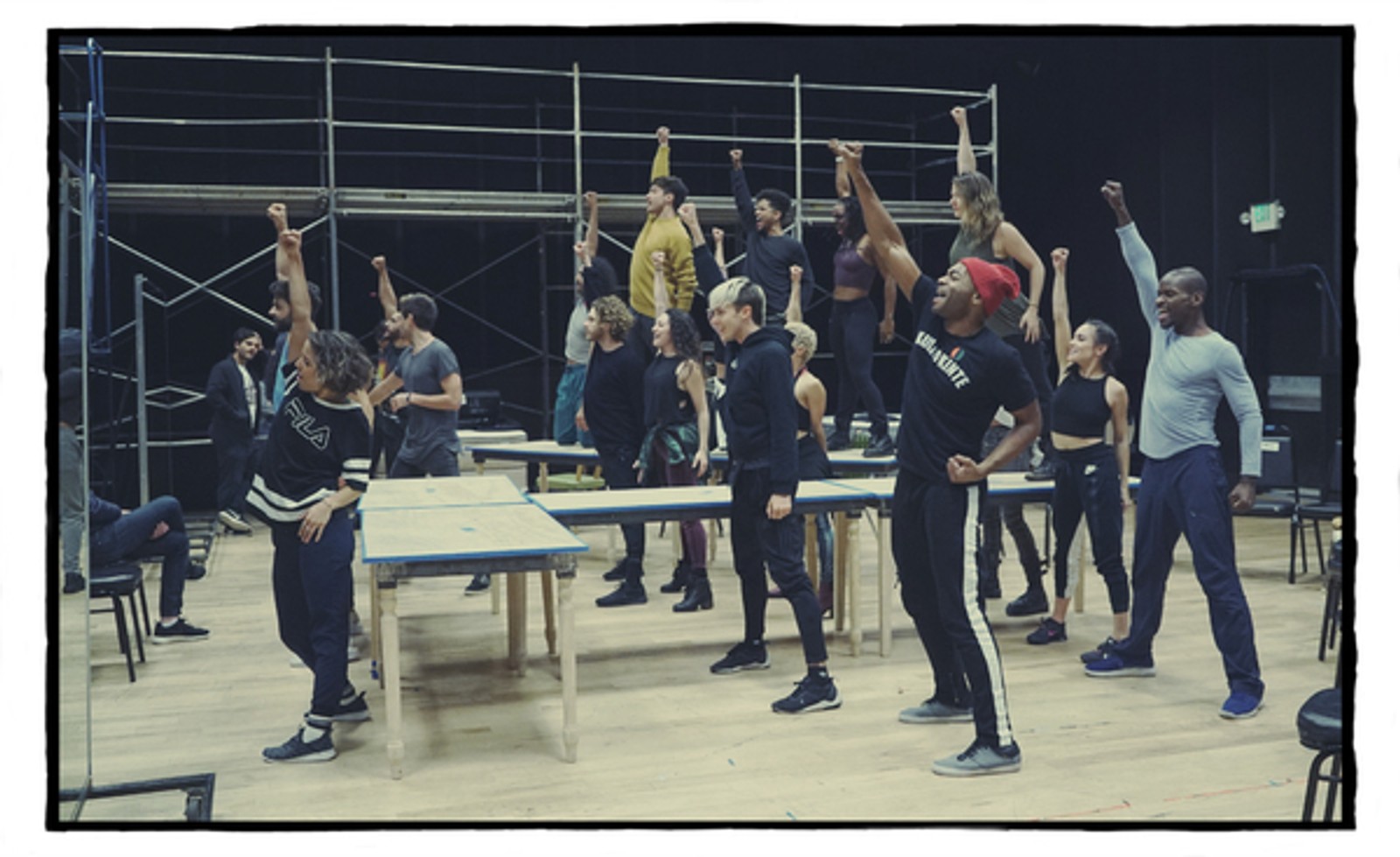 Photo Flash: See Vanessa Hudgens, Jordan Fisher During Rehearsals for RENT LIVE — photo 6 of 23