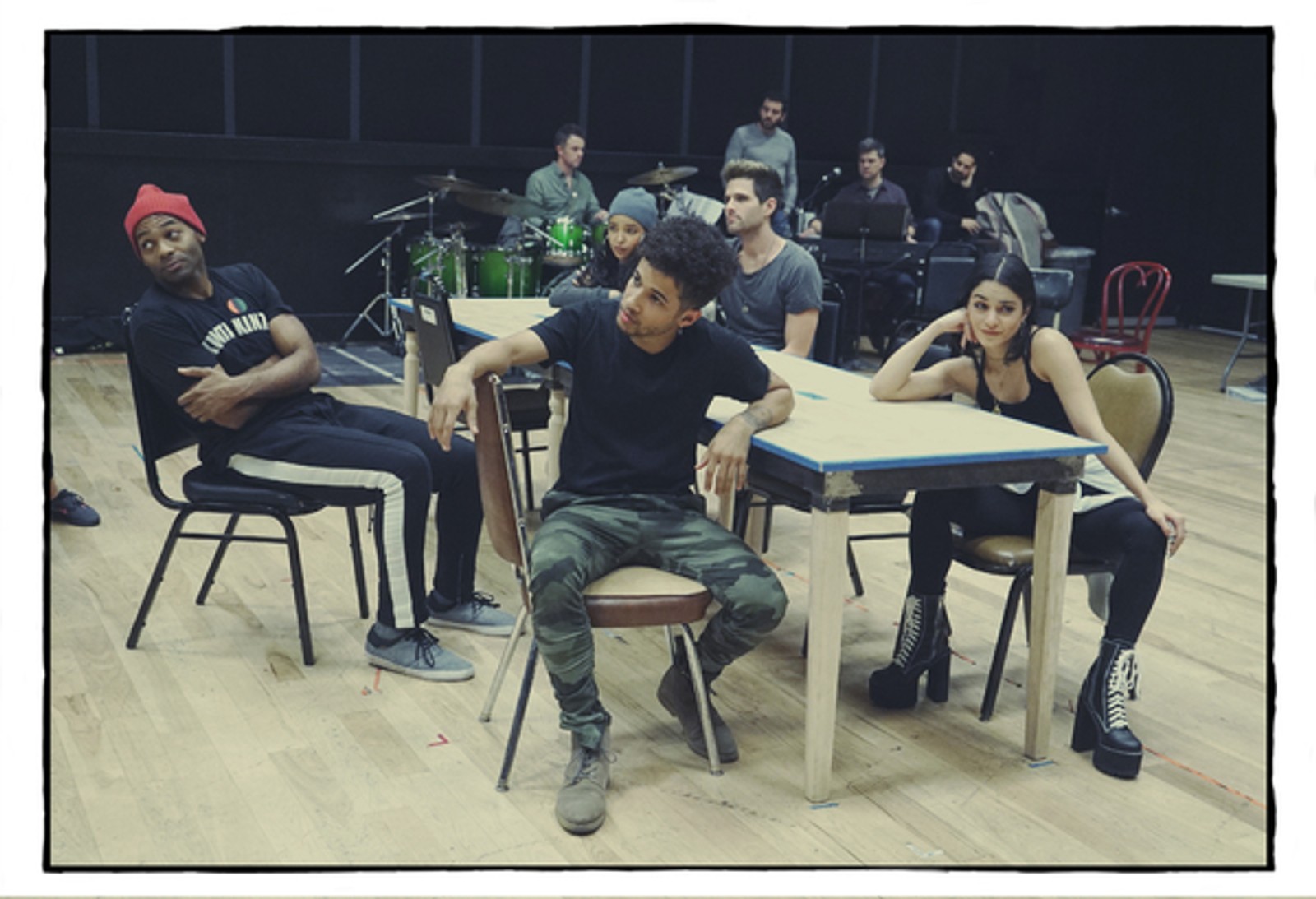 Photo Flash: See Vanessa Hudgens, Jordan Fisher During Rehearsals for RENT LIVE — photo 7 of 23