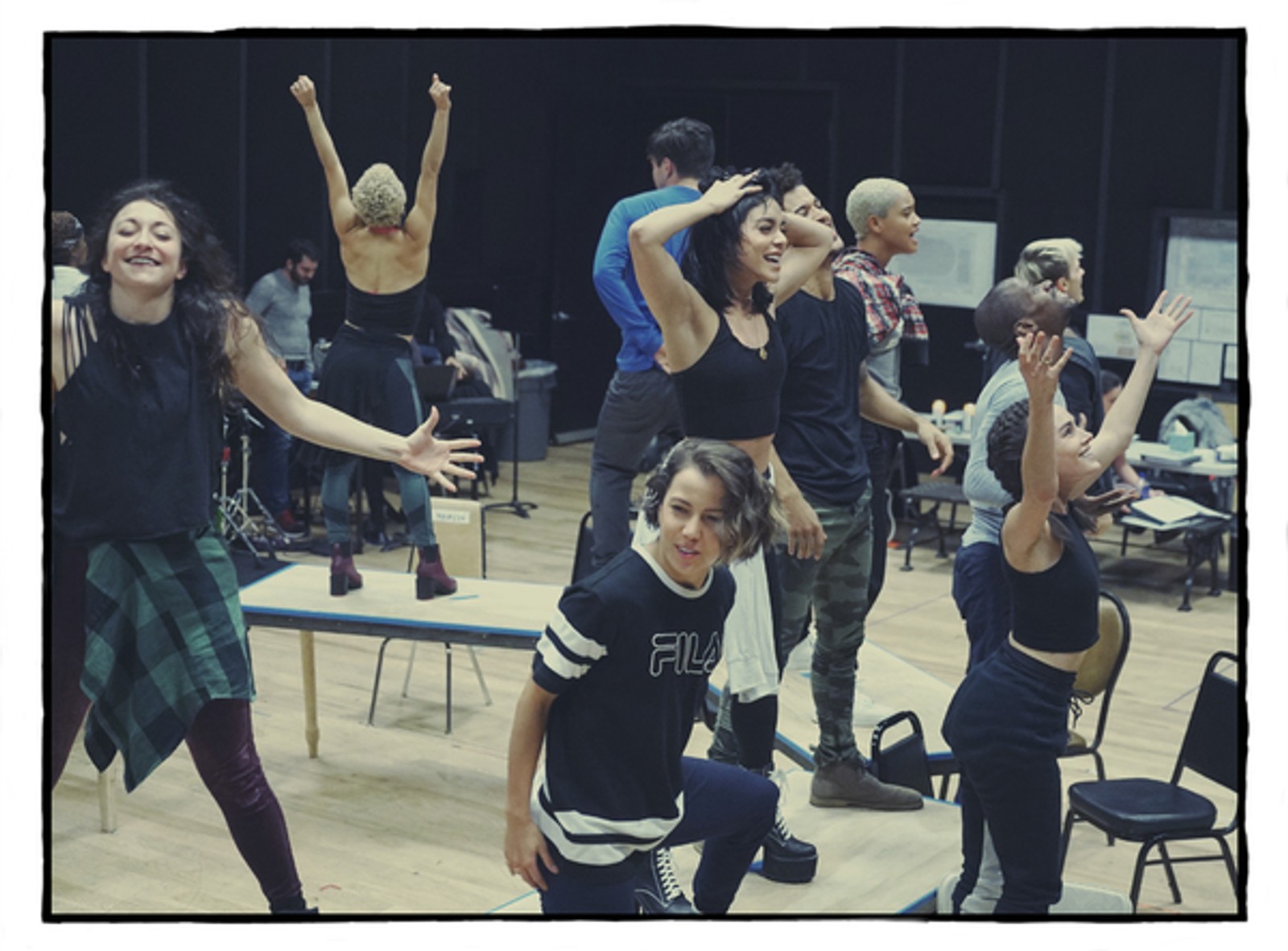 Photo Flash: See Vanessa Hudgens, Jordan Fisher During Rehearsals for RENT LIVE — photo 9 of 23