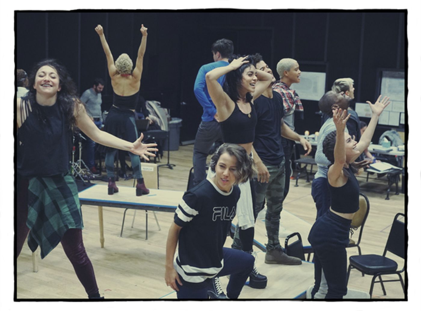 Photo Flash: See Vanessa Hudgens, Jordan Fisher During Rehearsals for RENT LIVE  Image