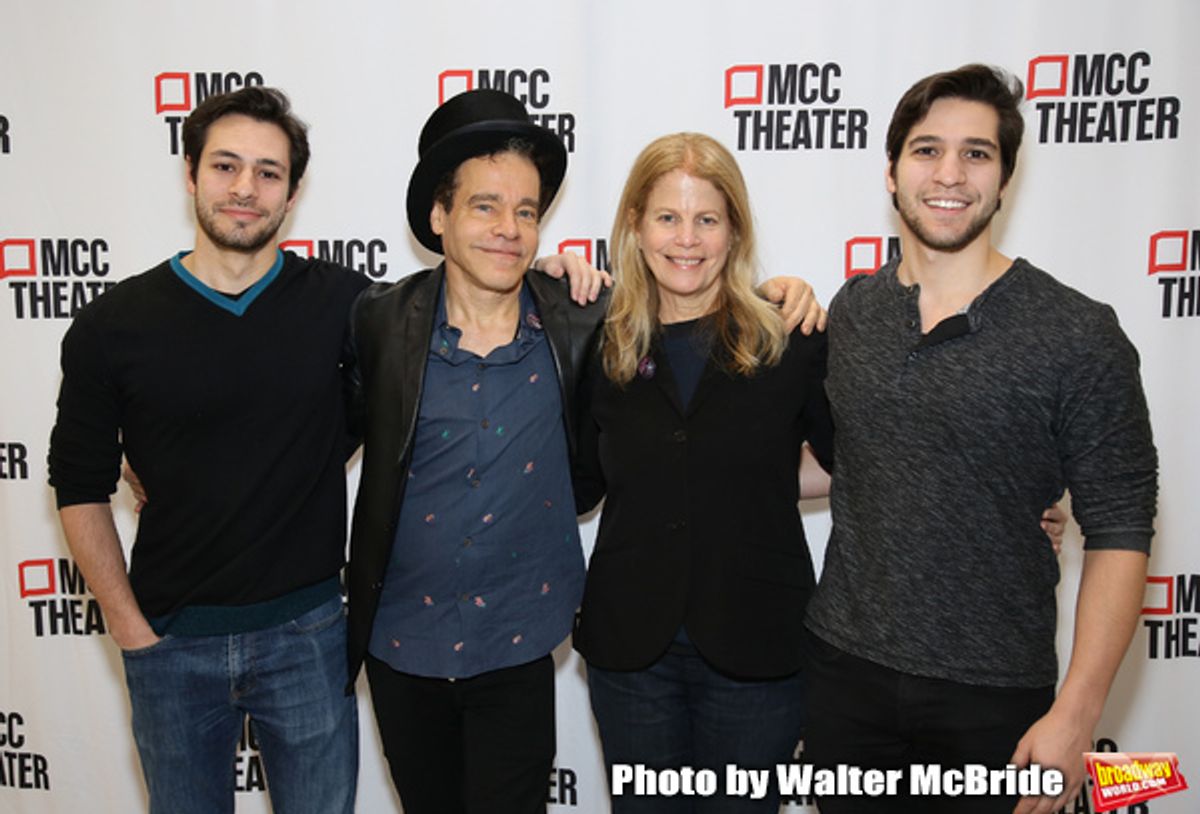 Creative Team: Choreographer Jeff Kuperman, writer Steven Sater, writer/director Jessie Nelson, and choreographer Rick Kuperman at 