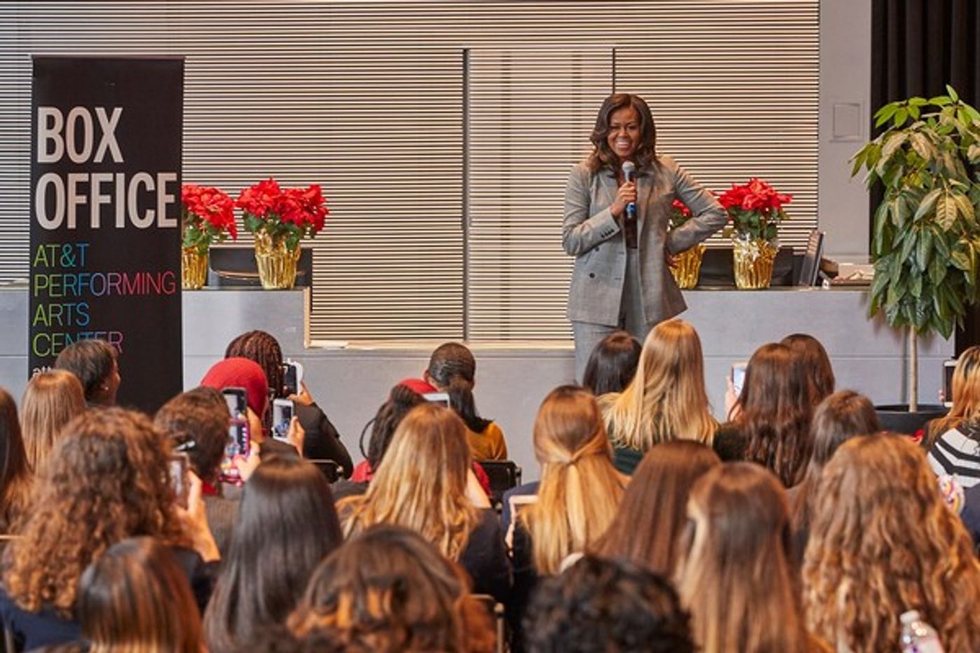 Photo Flash: Michelle Obama Stops By the Dallas Young Women's Leadership Conference Photo Flash: Michelle Obama Stops By the Dallas Young Women's Leadership Conference Image