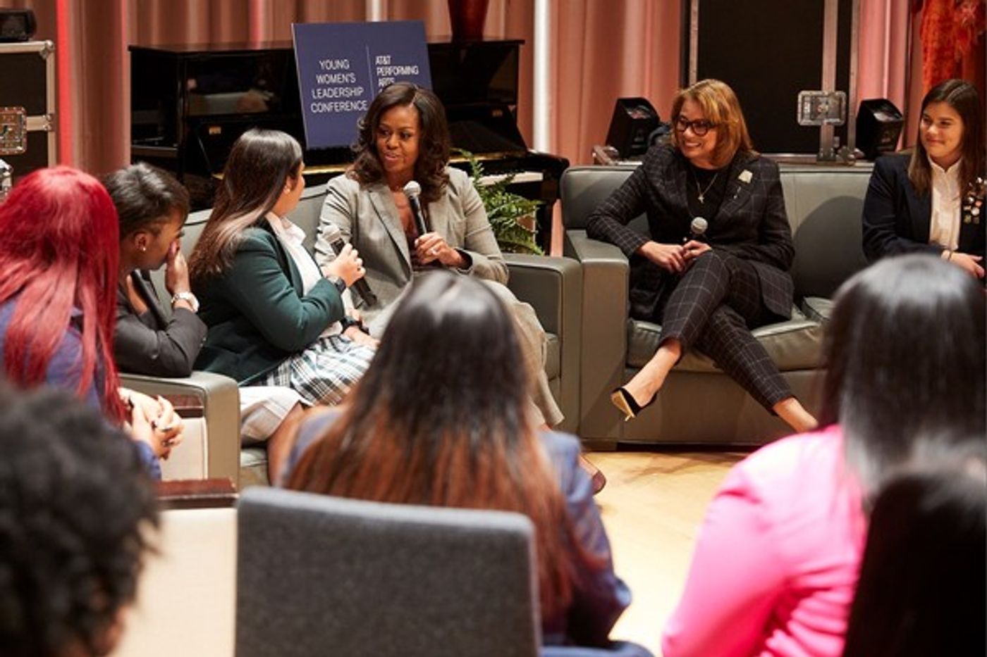 Photo Flash: Michelle Obama Stops By the Dallas Young Women's Leadership Conference Photo Flash: Michelle Obama Stops By the Dallas Young Women's Leadership Conference Image
