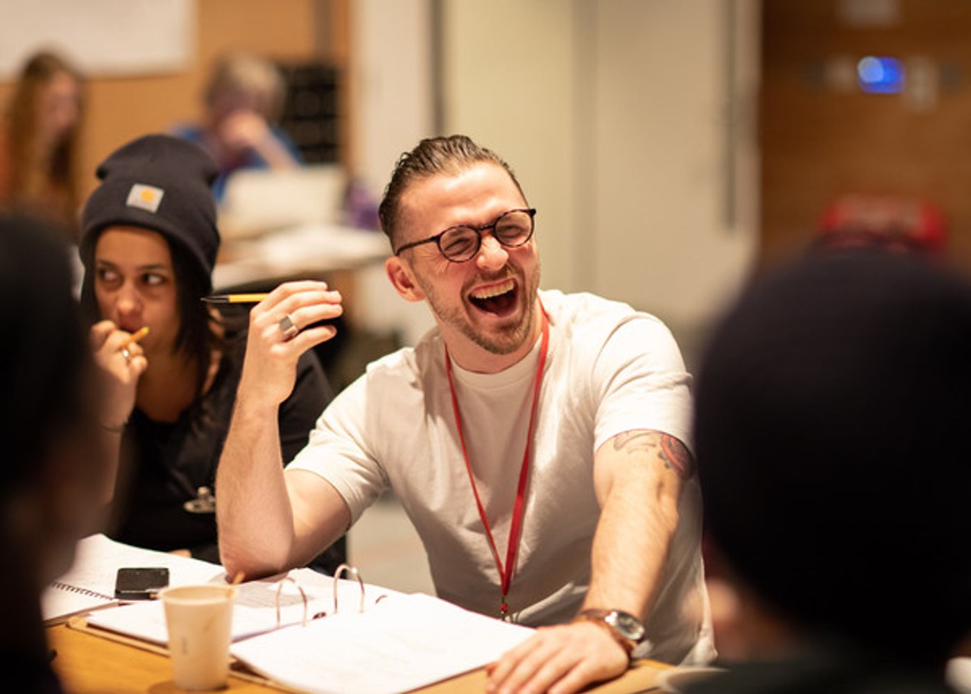 Photo Flash: Inside Rehearsal For LEAVE TO REMAIN at the Lyric Hammersmith  Image