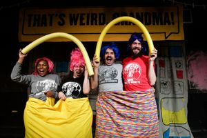 Ashley Bland, Raquel Torre, Brandon Cloyd and Oly Oxinfry @ BroadwayWorld Ashley Bland, Raquel Torre, Brandon Cloyd and Oly Oxinfry Photo