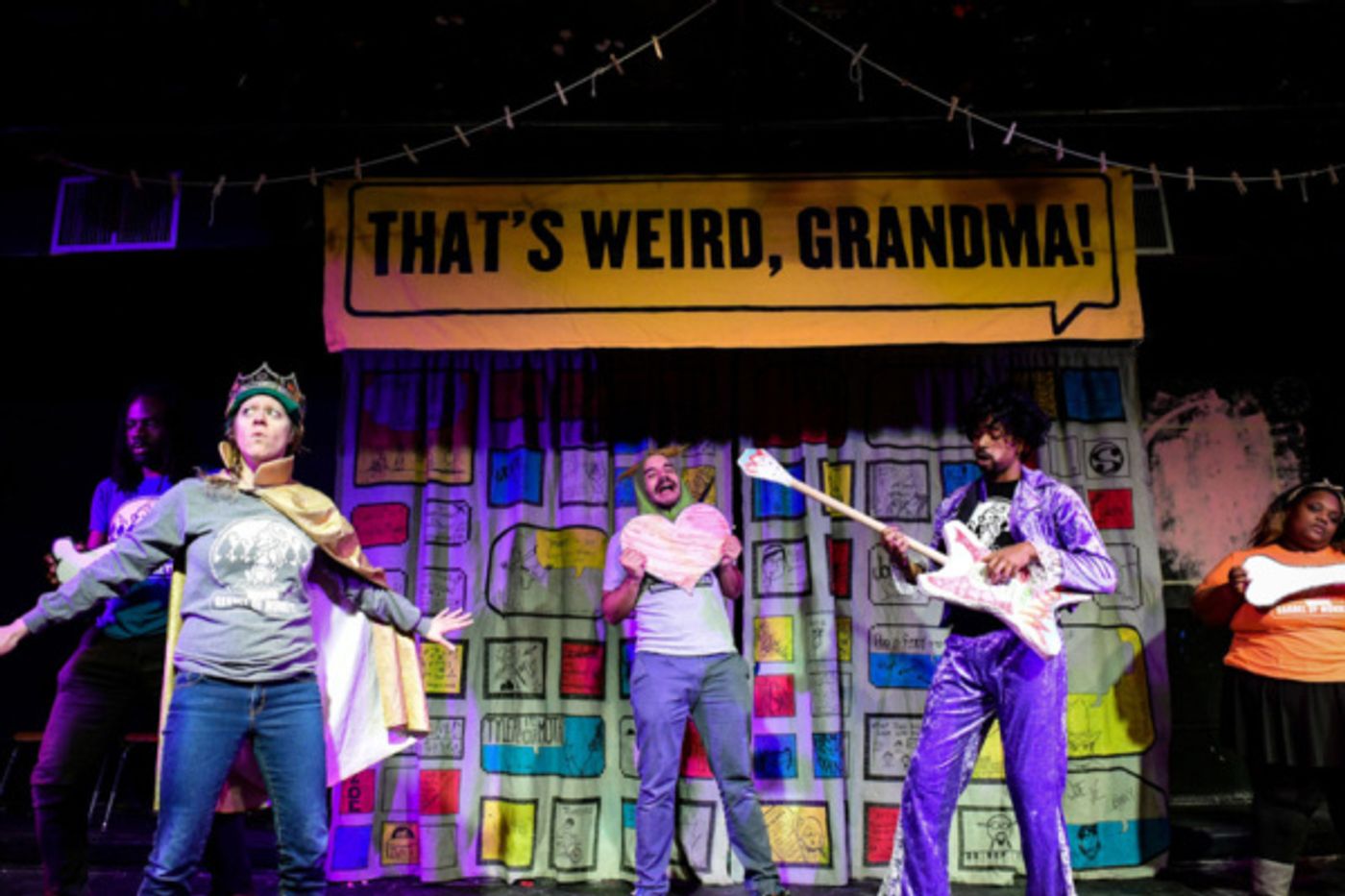 Photo Flash: Barrel Of Monkeys' THAT'S WEIRD, GRANDMA Rings In The Holidays Through December 22  Image