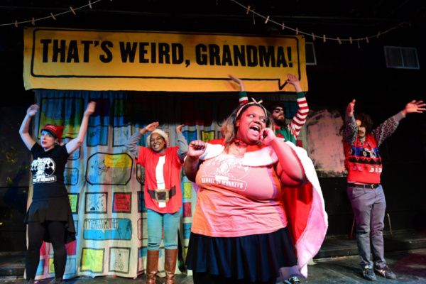 Kayla Pulley with (back, l to r) Raquel Torre, Ashley Bland, Oly Oxinfry and Brandon  Photo